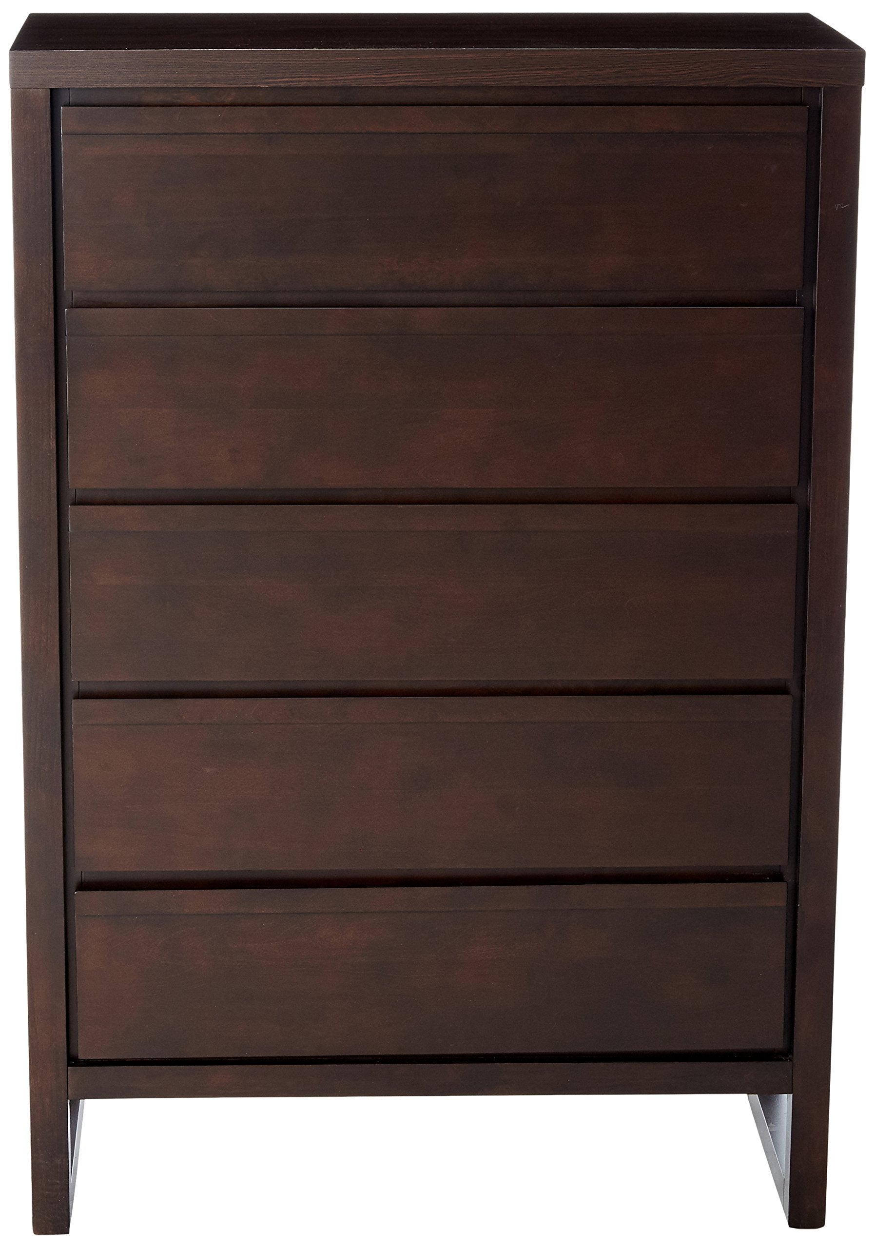 Progressive Furniture Athena Chest, 36X18X53, Dark Chocolate