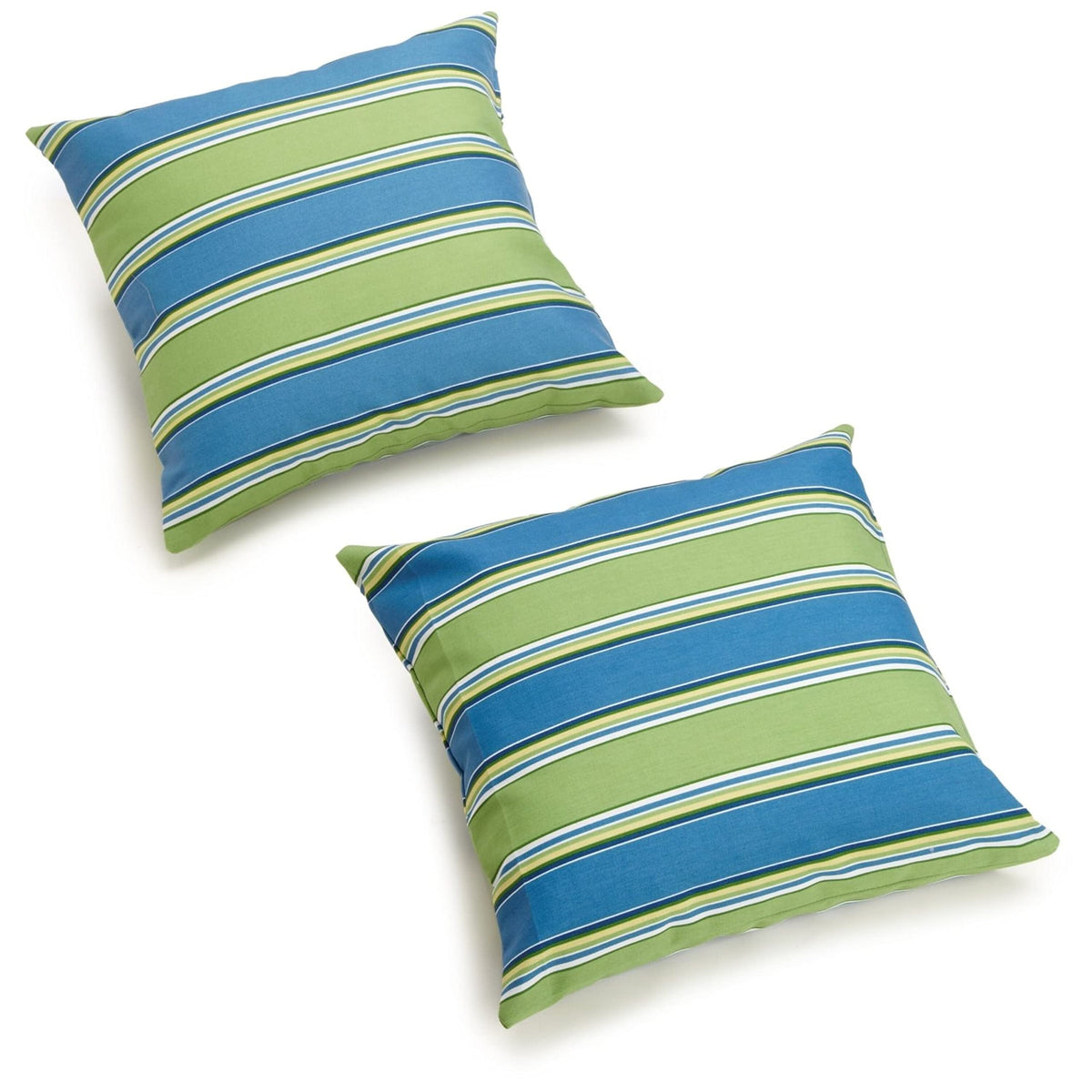 Blazing Needles 9910-S2-Reo-29 Outdoor Throw Pillows (Set Of 2), 17&quot;, Haliwell Caribbean