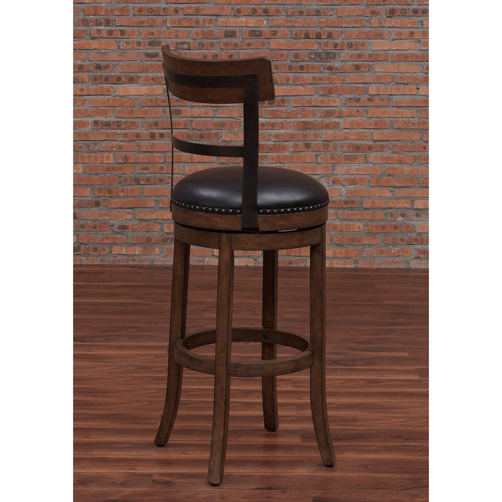 American Woodcrafters Taranto Swivel Counter Stool