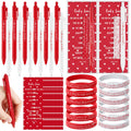 Sayglossy 36 Sets Valentine'S Day Gift Christian John 3: 16 Love Cards Jesus Heart Loves Me Pen Bible Verses Religious Bracelets