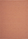 Nourison Positano Indoor/Outdoor Terracotta 10' X 14' Area Rug, Easy Cleaning, Non Shedding, Bed Room, Living Room, Dining Room,