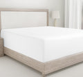 California Design Den White Fitted Sheet Full Size, 100% Cotton 400 Thread Count Sateen, Deep Pocket, Durable, Better Than Egypt