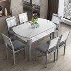 Genina Waterproof Seat Covers For Dining Room Chairs Covers Dining Chair Seat Covers Kitchen Chair Covers Slipcovers (Dark Gray, 2 Pcs)