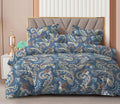 Bliss Petal All Season Glace Cotton 210 Tc Double Bed Ac Comforter/Quilt/Duvet/Blanket. Size(90X100Inches).Blue