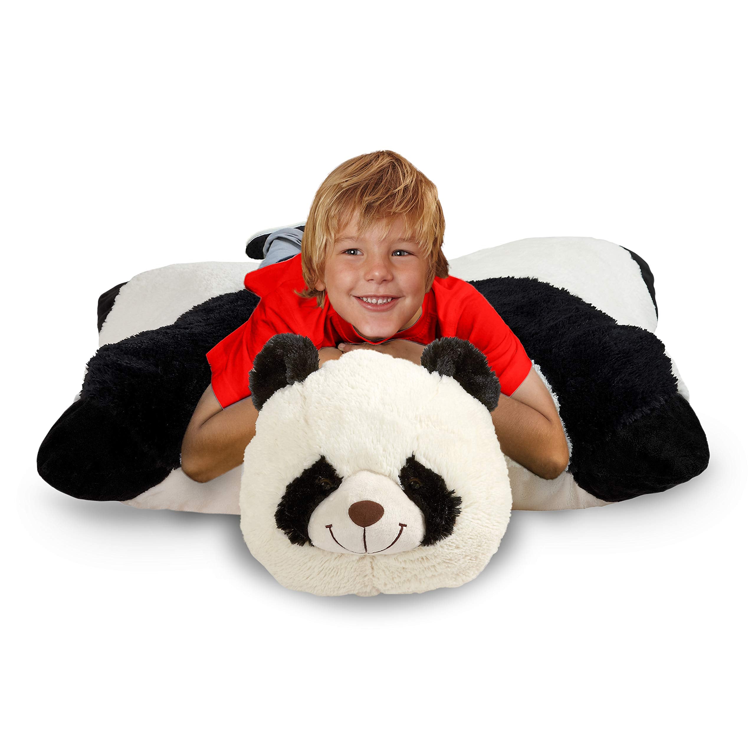 Pillow Pets Jumboz, Panda, 30' Jumbo Folding Plush Pillow