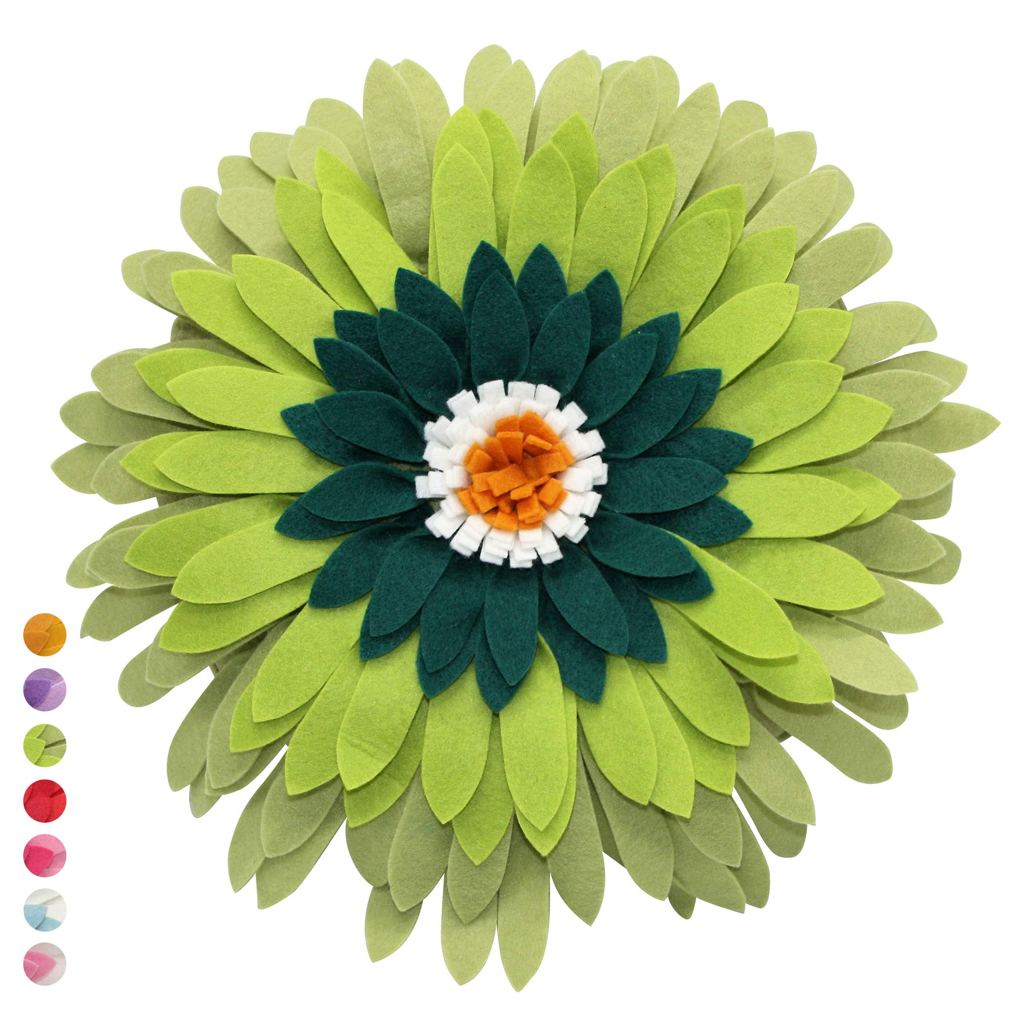 Contempo Lifestyles, Flower Throw Pillow | 3D Flower Pillow | Daisy Flower Pillow| Light Weight | Decorative Pillow | Hand-Made