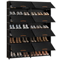 Gasvadivum 2 by 9 Tier Shoe Cabinet, 54Pair Storage for Closet,Black