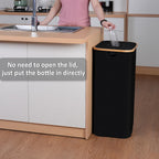 Iegrow 29 Gallon Recycling Bin For Kitchen, Indoor Home Recycle Bins With Lid, 110L Large Recycling Bin With 2 Removeable Reusab