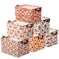 Vesici 6 Pack Thanksgiving Storage Basket for Gifts