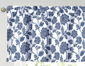 Annlaite Valance For Windows Valance Floral Printed For Kitchen Living Room Thermal Insulated Energy Saving Window Curtain Valan