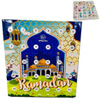 Ramadan Advent Countdown Calendar Ramadhan Muabarak Gift Ramzan Surprise Calendar Box for Kids Gift for Boys 13'x13' [Age 4,5,