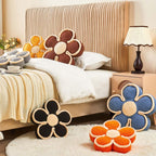 Kcvvcr Flower Pillow, Soft Flower Shaped Floor Cushion, Flower Decorative Throw Pillow, Cute Flower Seating Cushion, Flower Room