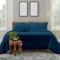 Cosy House Collection Luxury Duvet Cover Set 3-Piece - Blend of Rayon Derived from Bamboo - Ultra Soft Bedding - Zippered Comfor