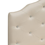 Dawson Queen Headboard Silver PU