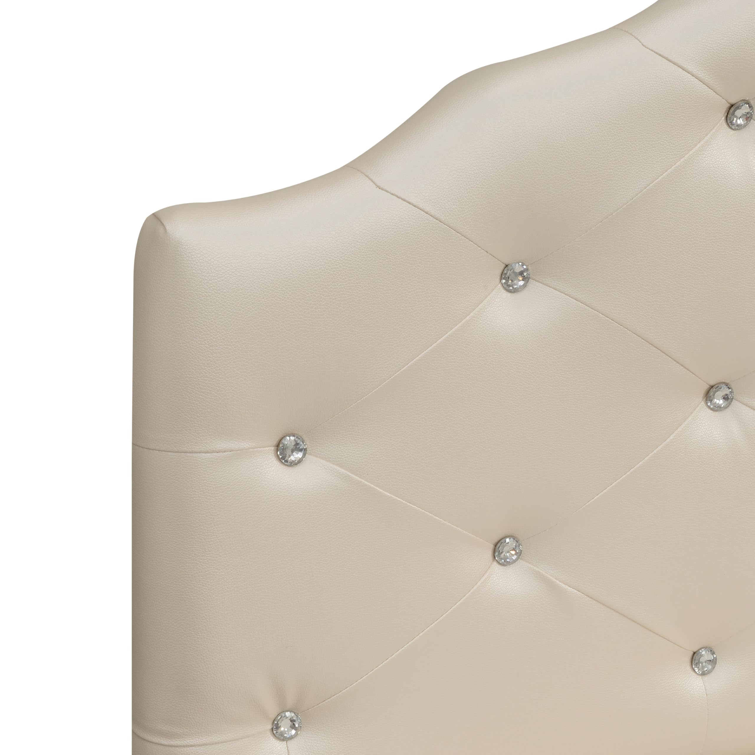 Dawson Queen Headboard Silver PU