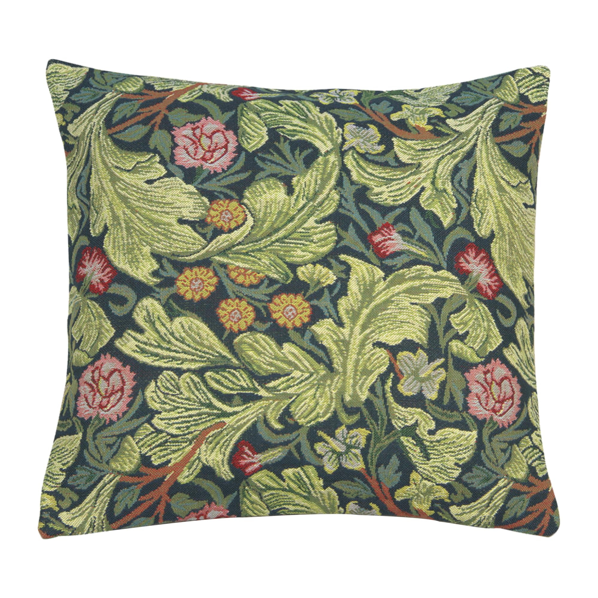 Charlotte Home Furnishings Inc. Leicester Square Throw Pillow Cover - 16 X 16 Decorative Boho Cushion Case For European Cotton H