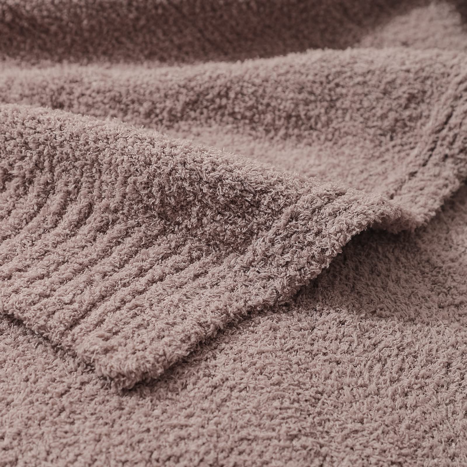 Bearberry Super Soft Fluffy Throw Blanket Lightweight Cozy Warm Throw Blankets For Couch Bed Sofa All Season (Khaki, 50   X60