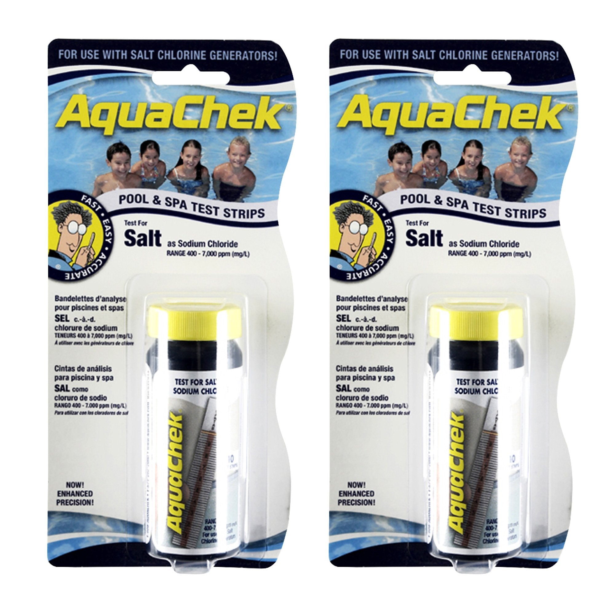 Aquachek 561141-02 Salt Water Test Strips For Swimming Pools, 10-Count, 2-Pack