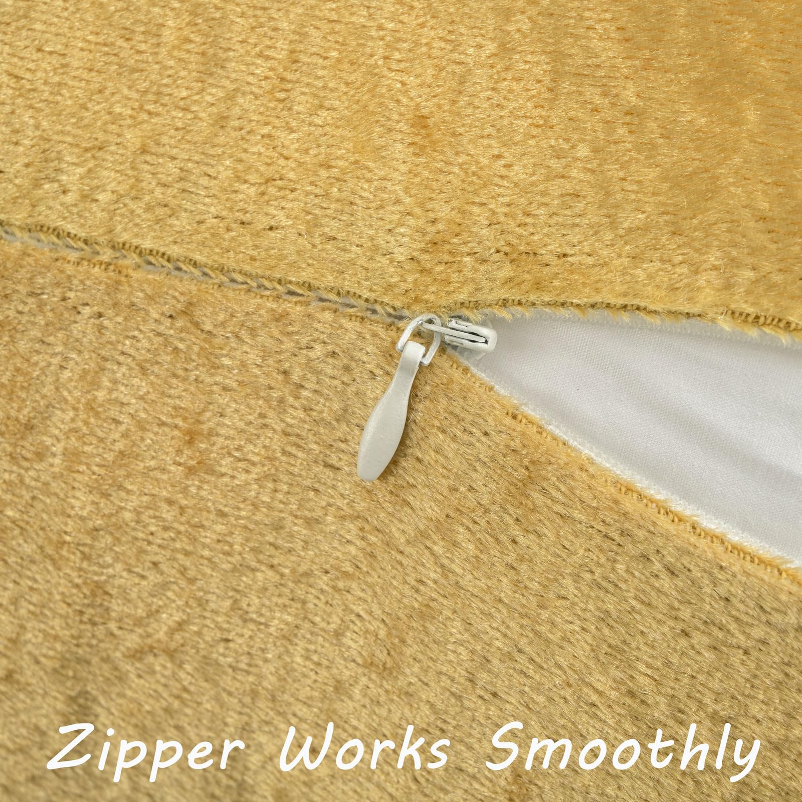 Futei Gold Boho Throw Pillow Covers With Tassels 16X16 Inch Set Of 2,Soft Velvet Decorative Cushion Case,Home Decor For Couch Be