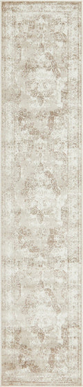 Unique Loom Sofia Collection Area Rug - Salle Garnier (2 x 9 10 Runner, Beige/ Ivory)