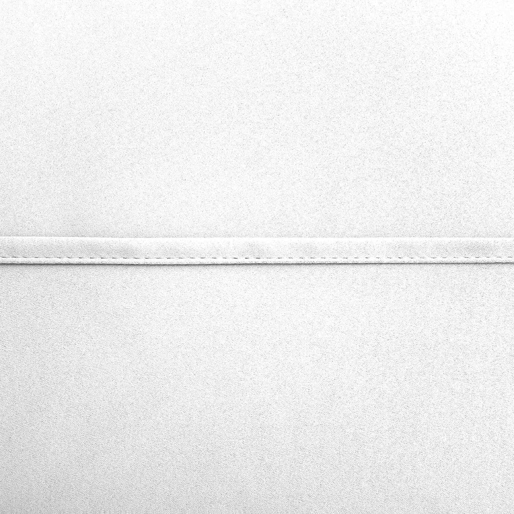 Koufall White Curtains For Small Bathroom Window,50% Blackout Short Curtains For Bedroom,24 X 30 Inch Length