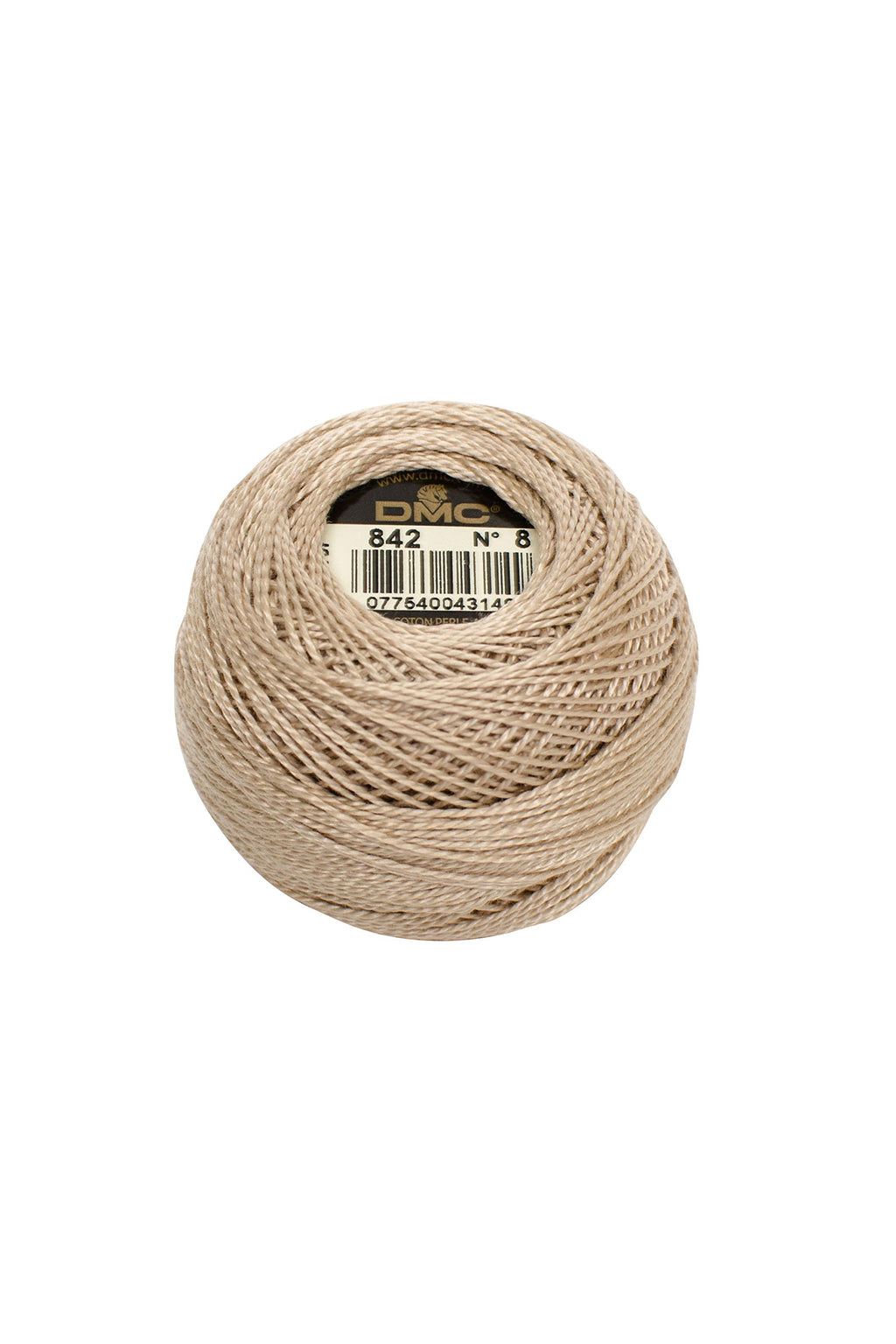 DMC 116 12-842 Pearl Cotton Thread Balls, Very Light Beige Brown, Size 12