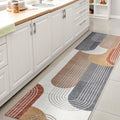JONATHAN Y WSH312A-28 Arches Contemporary Minimalist Machine-Washable Multi 2 ft. x 8 ft. Runner Rug, Bohemian, Contemporary, Mo