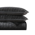 Vera Wang- King Quilt Set, Super Soft Bedding Set With Matching Shams, Modern Room Essentials (Diamond Black, King)