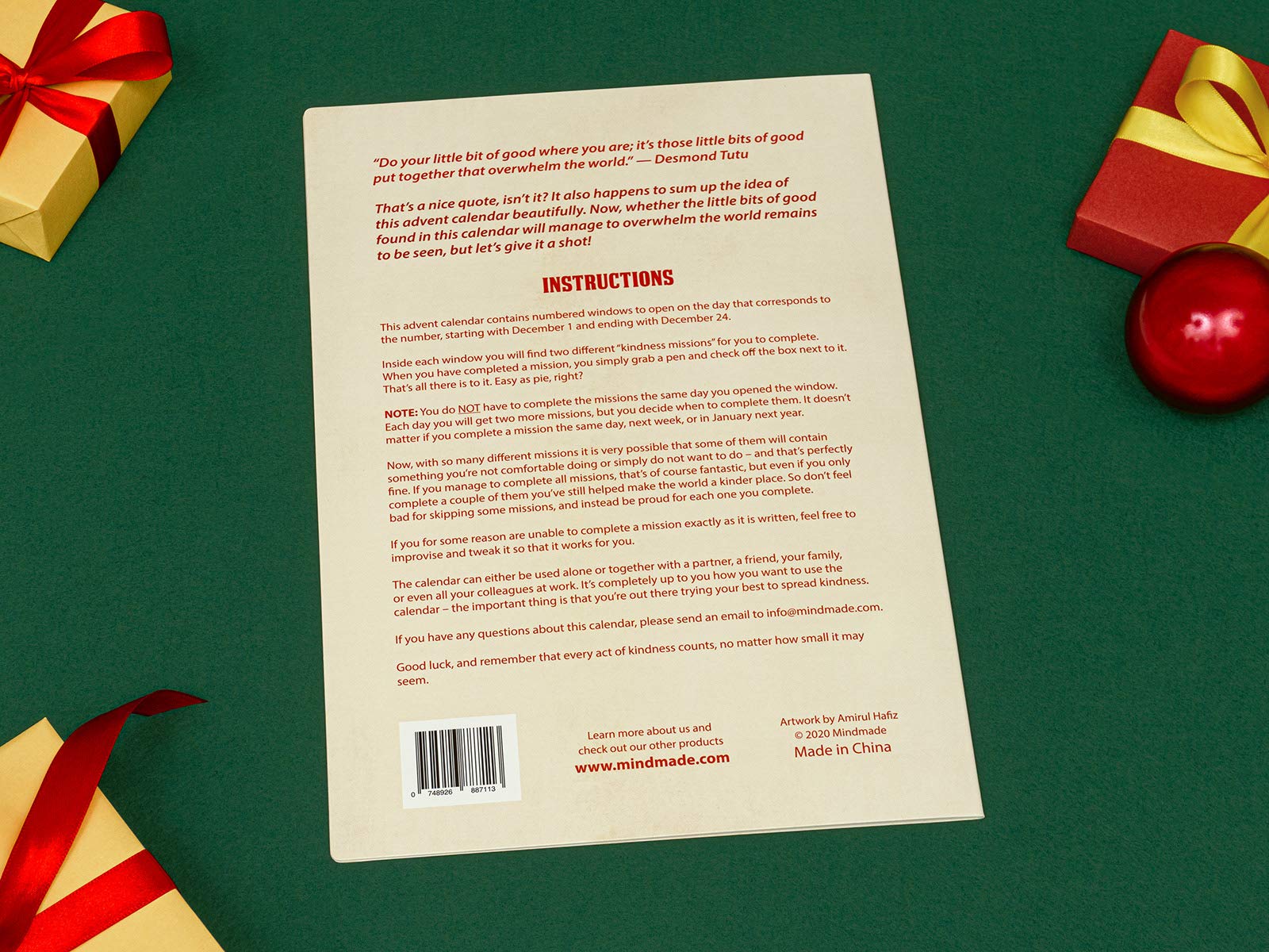 The Advent Calendar Of Kindness - Let'S Make The World A Better Place This December