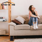 Btsd-Home Furniture Risers 3 Inch Bed Risers Heavy Duty Adjustable Dorm Bed Lifts Risers Table Desks Legs Blocks 8 Pack Black