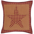 Ninepatch Star Quilted Pillow Cover 16X16