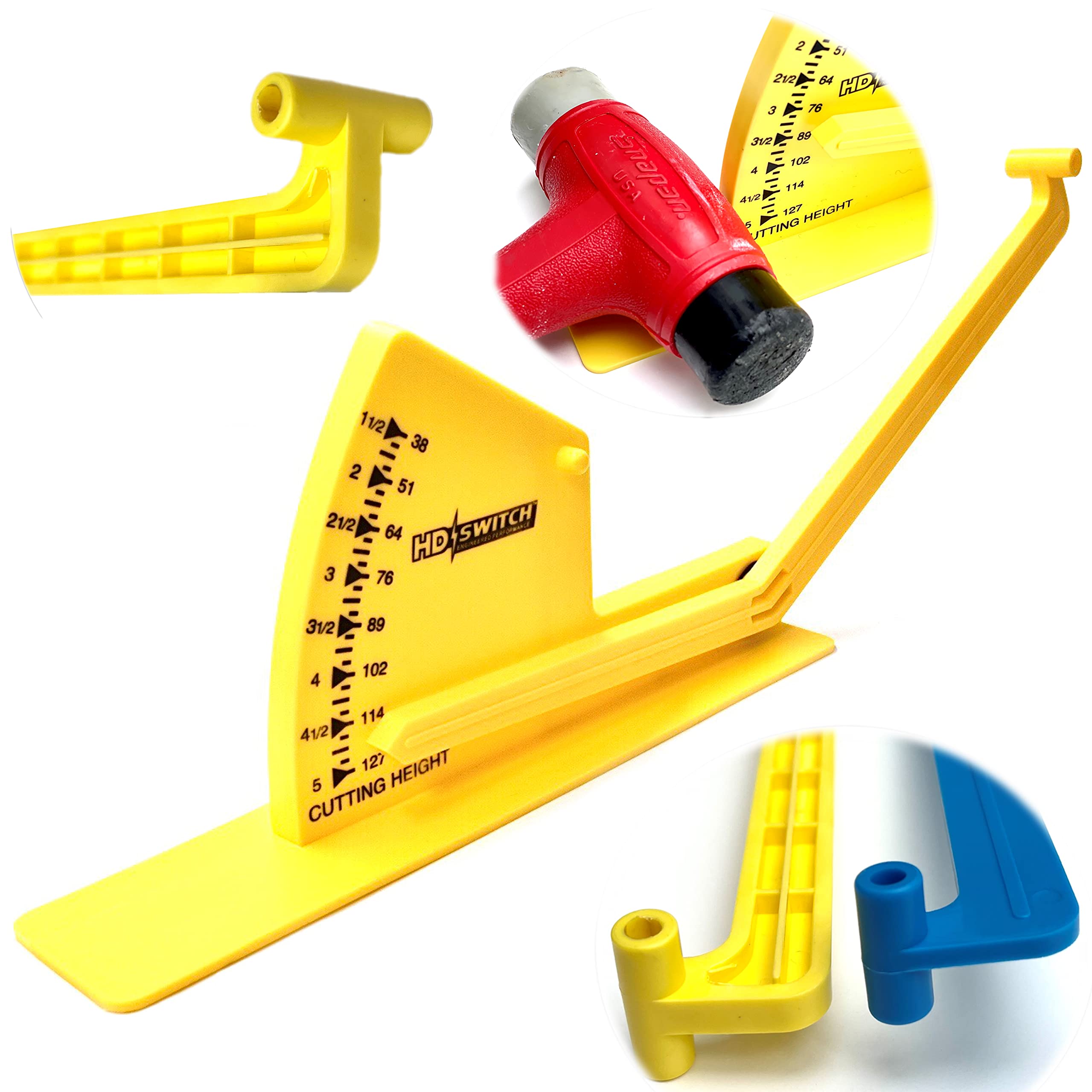 Hd Switch - Oem Upgrade - Deck Blade Leveling Leveler Gage Gauge For Toro Exmark Snapper Simplicity Ferris Kubota Bush Hog Poula