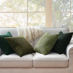 Topfinel Corduroy Throw Pillow Covers Pack Of 2 Gray 16'X16' No Insert With Hidden Zipper | Decorative Cushion Covers For Fall