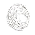 HomeRoots 26' Silver Metal Abstract Round Hanging Wall Art Decor