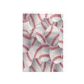 3D Rose Baseball Pattern-White and Red Base Ball Sporty-Sporting Game-Team Boys Jock Towel, 15 x 22, Multicolor