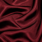 P Pothuiny 6 Pieces Full Satin Sheets Luxury Silky Burgundy Satin Bedding Sheet Set, 1 Deep Pocket Fitted Sheet + 1 Flat Sheet +