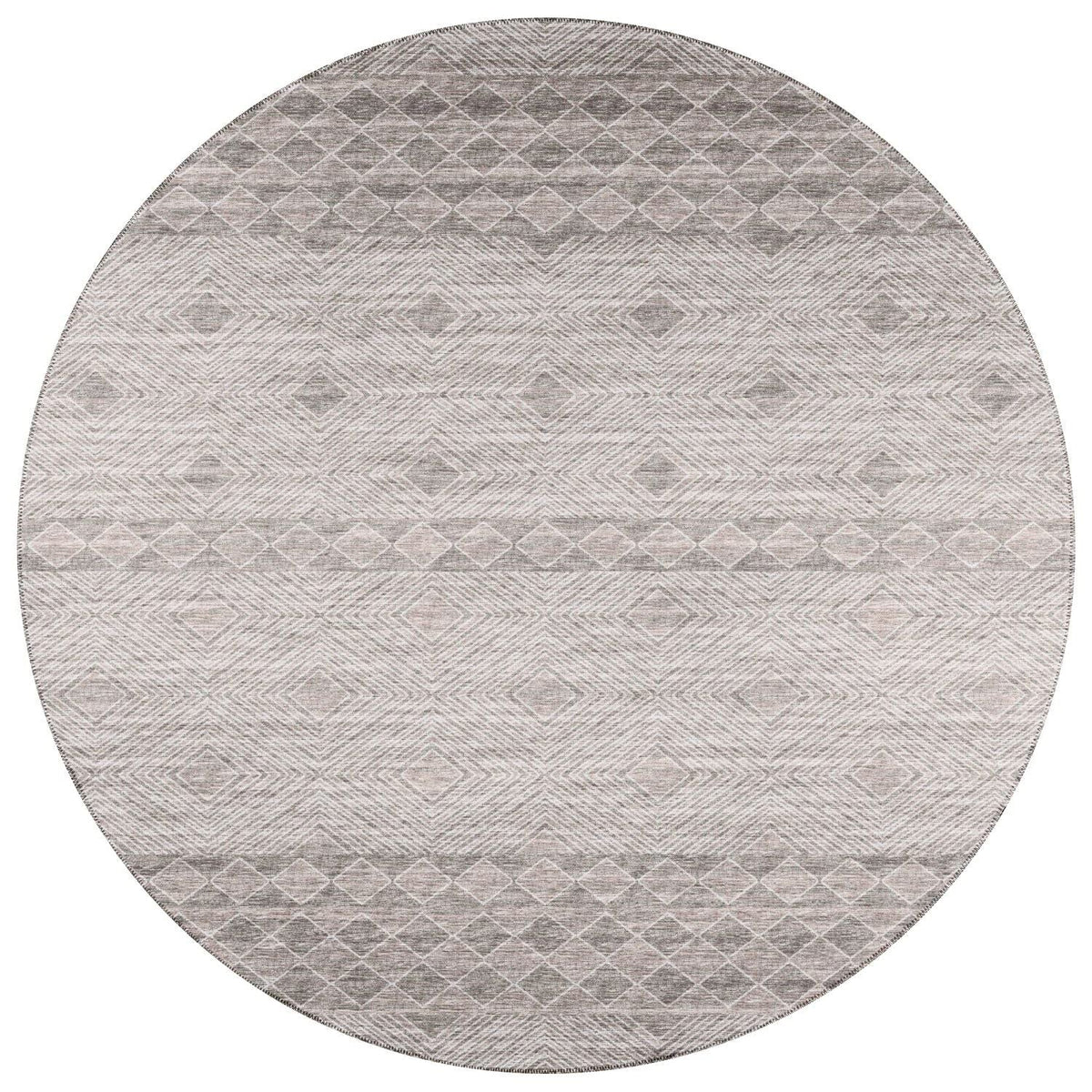 Sedona Sn1 Beige Transitional Rug Round 8' X 8'