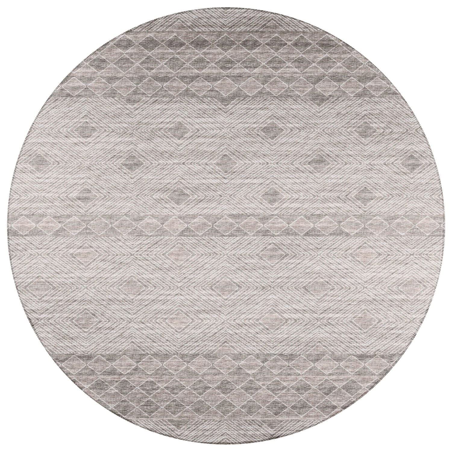 Sedona Sn1 Beige Transitional Rug Round 10' X 10'