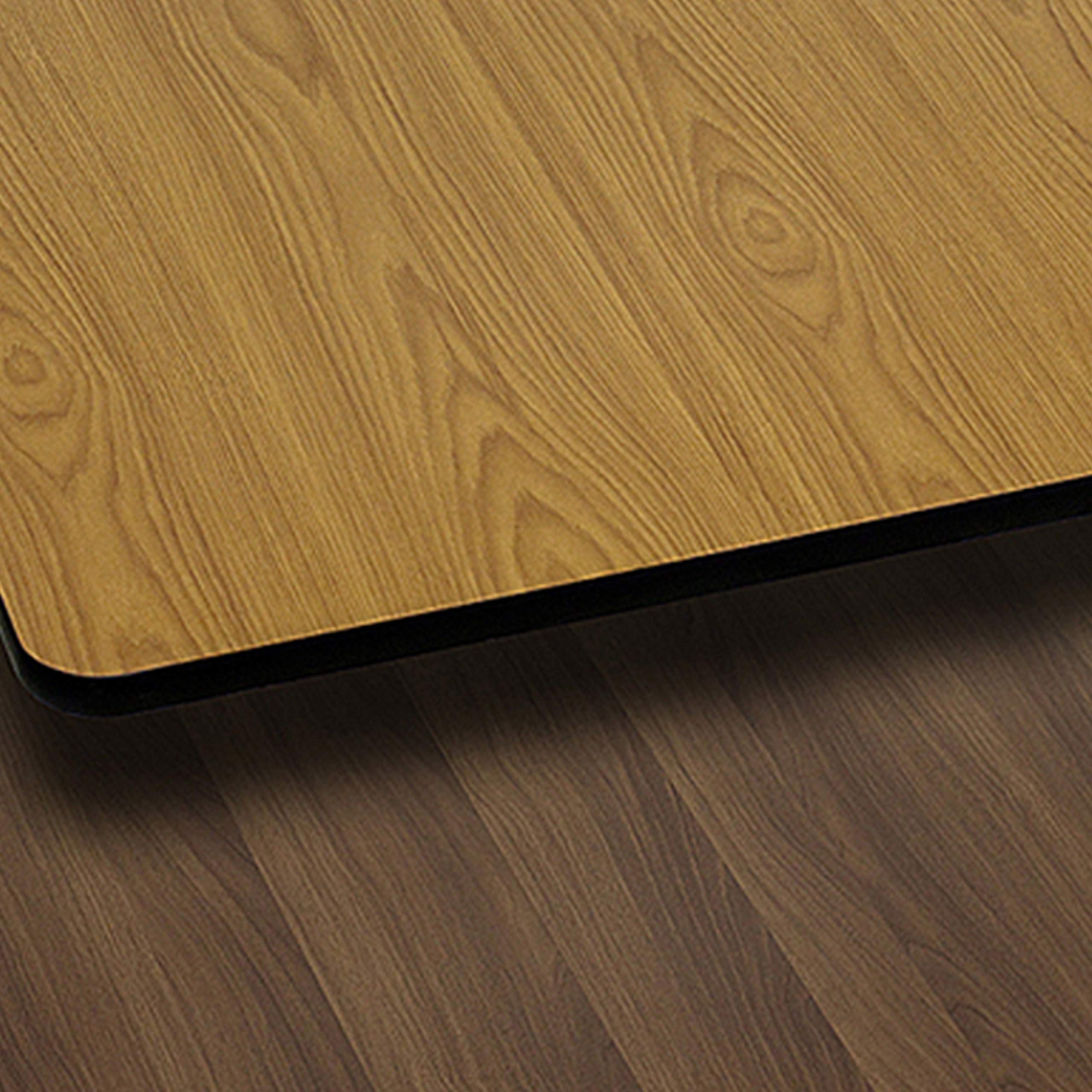 Flash Furniture Glenbrook 24'' x 42'' Rectangular Table Top with Natural or Walnut Reversible Laminate Top