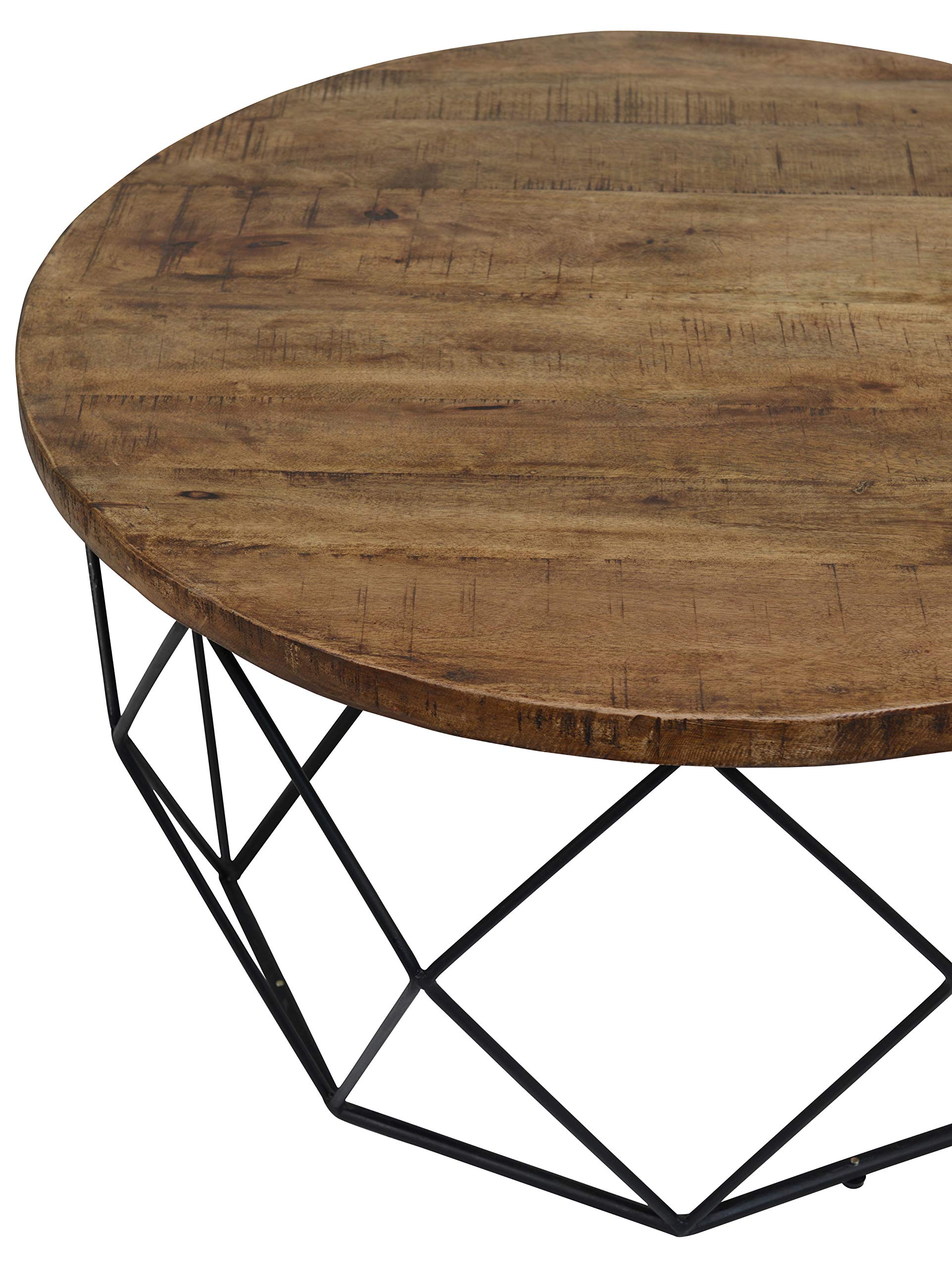 Kosas Home Chester Coffee Table, Chestnut Brown