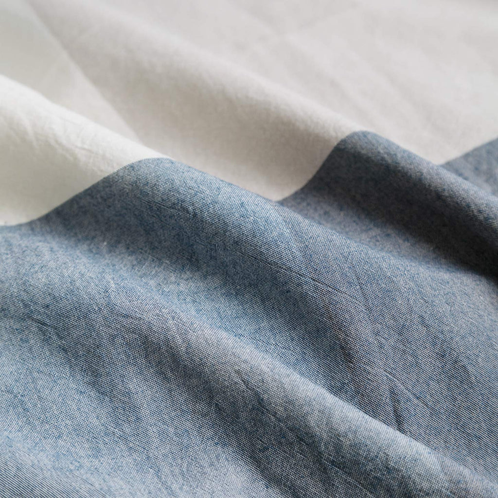 Susybao Checkered Duvet Cover King 100% Washed Cotton Blue Plaid Duvet Cover 3 Pcs Set 1 Beige Grid Duvet Cover With Zipper Ties