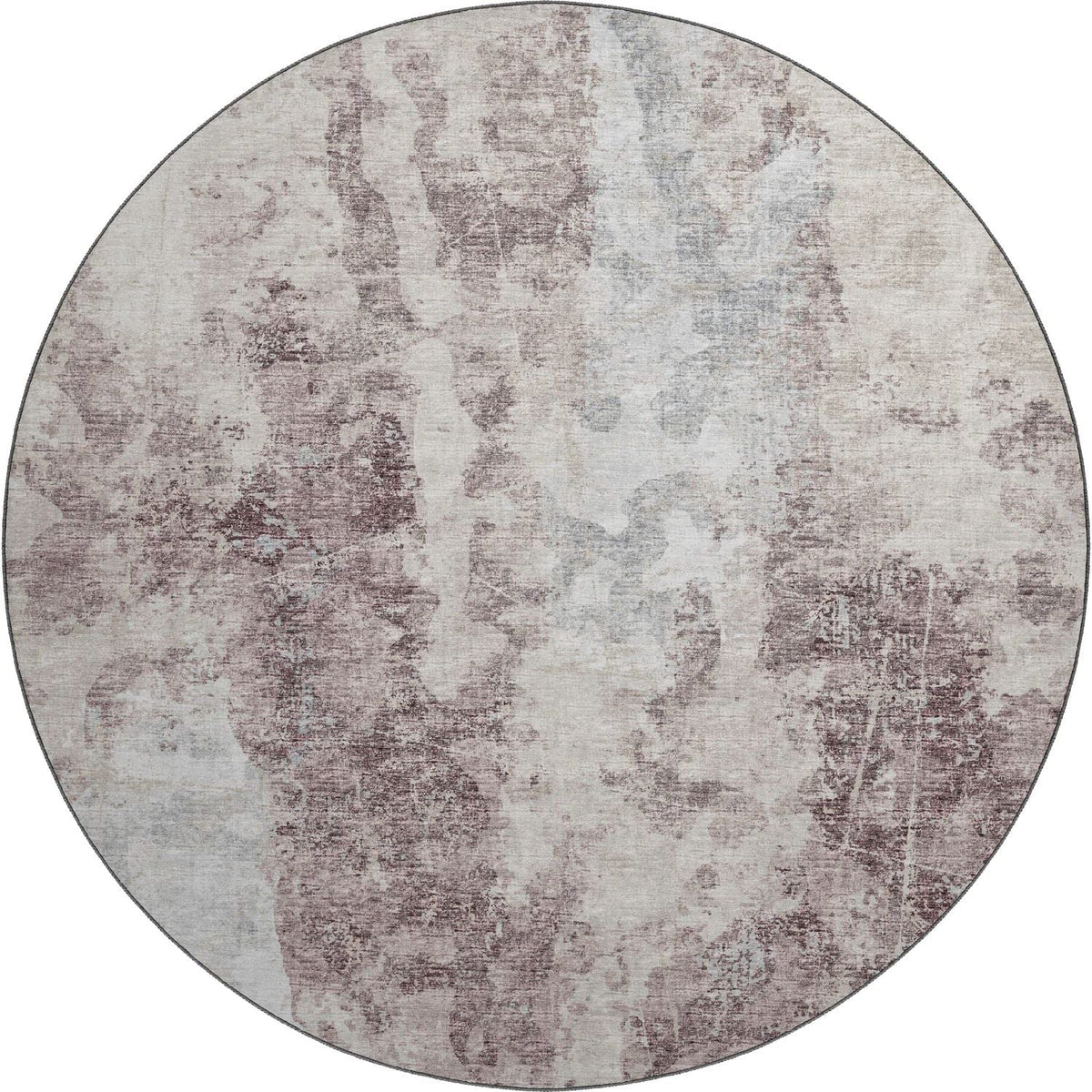 Camberly Cm3 Blue Casual Rug Round 8' X 8'