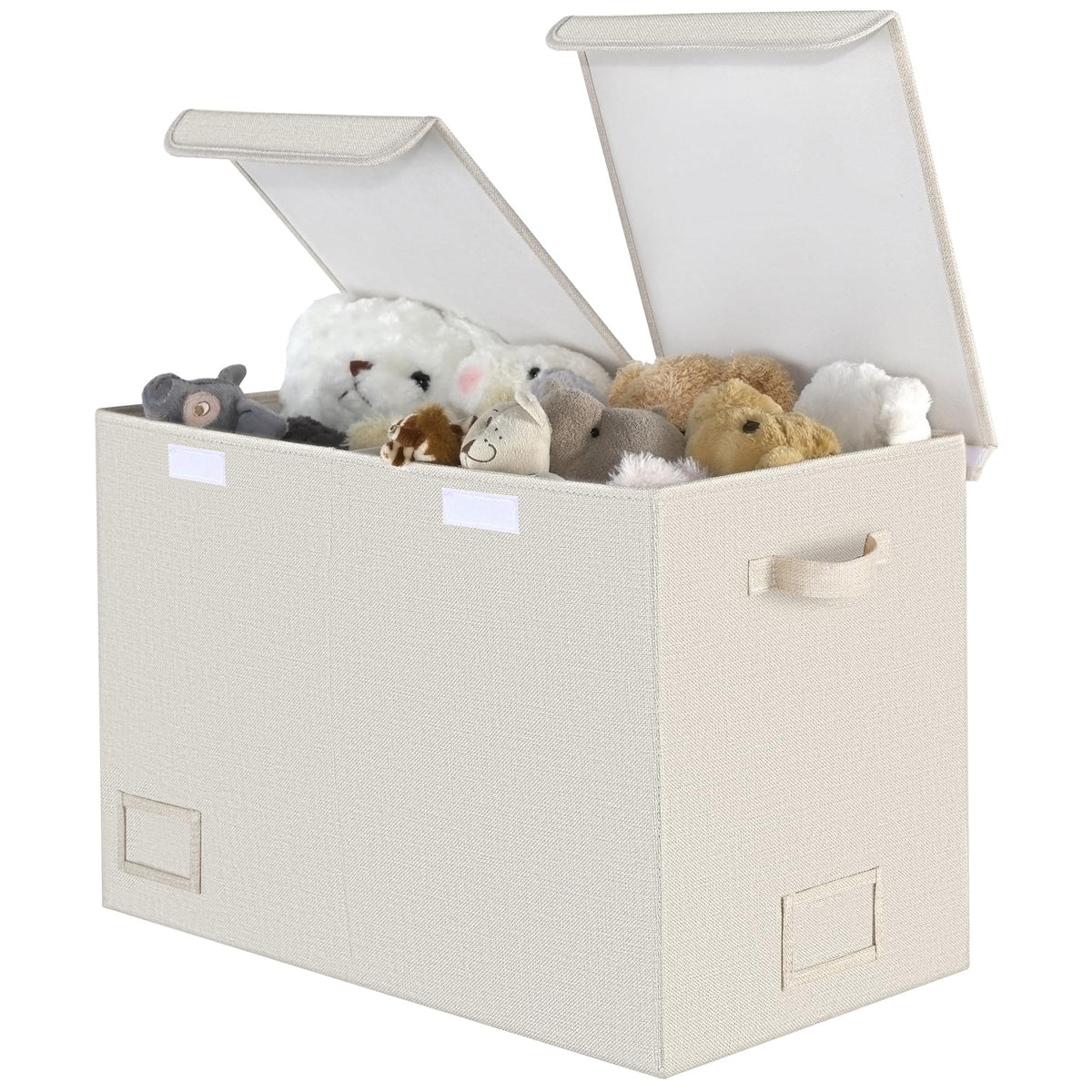 Granny Says Toy Chest With Lids, Toy Storage Bins, Toy Box For Living Room Area, Stuffed Animal Storage For Nursery Playroom, Toy Chest For Toddlers, Large Toy Box For Boys And Girls, Brown