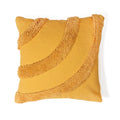 Sashaa World Mustard Tufted Cushion Cover | Decorative Pillow For Sofa, Living Room, Or Bedroom | Soft & Stylish Modern Design I