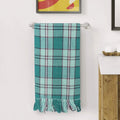 Gowri Tex Pure Cotton Checkered Bath Towels 60inches/28inches2.5feet/5feet 70cms/152cms (Pack: 1) Multi Colour