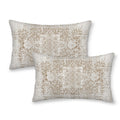 Betginy Boho Pillow Covers 12X20, Brown Beige Ethnic Design Outdoor Decorative Throw Pillows For Couch, Carpet Pattern Decor Cus