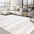 Nakagishi Area Rugs 9x12 Living Room: Washable Boho Large Neutral Modern Soft Farmhouse Rug Stain Resistant Indoor Non-Slip Acce