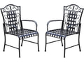 International Caravan Mandalay Iron Patio Chair - Set of 2