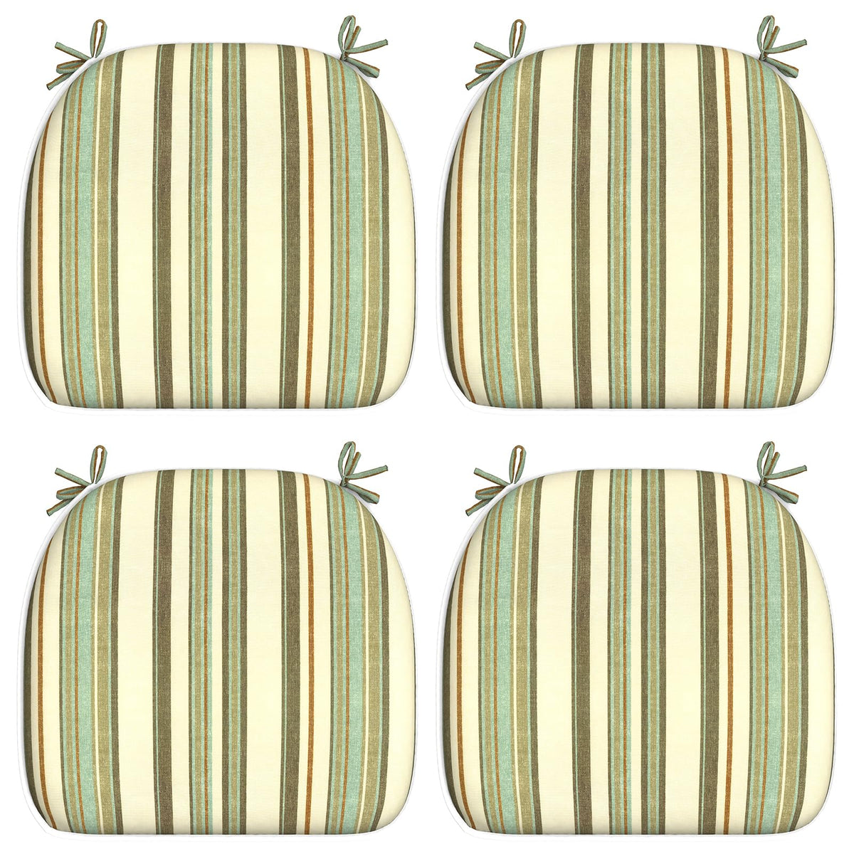 Lvtxiii Outdoor Seat Cushions Patio Chair Pads With Ties, All Weather Chair Cushions For Home Office And Patio Garden Furniture