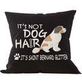 Mancheng-Zi Saint Bernard Pillow Covers 18X18,Saint Bernard Gifts,St Bernard,Reserved For The Dog Pillow Covers,Dog Pillow Case